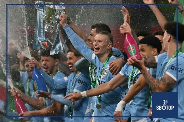 SBOTOP: Nico O’Reilly Brace Seals Man City’s Carabao Cup Glory as Arsenal’s Quadruple Dream Comes Crashing Down