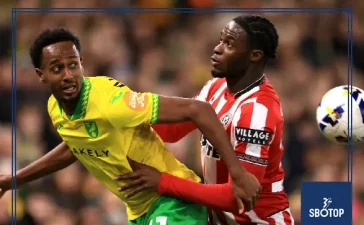 SBOTOP: Norwich Stage Spirited Comeback to Edge Sheffield United 2-1 in Thrilling Clash