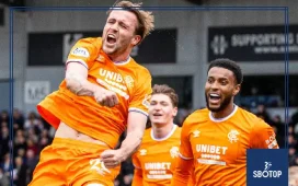 SBOTOP: Rangers Close Gap in Title Race as Tuur Rommens Strike Seals 1-0 Win Over St Mirren and Cuts Hearts’ Lead