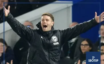 SBOTOP: Brighton Manager Fabian Hurzeler Frustrated with Arsenal’s Tactics Under Mikel Arteta