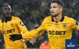 SBOTOP: João and Rodrigo Gomes Fire Wolves Past Aston Villa as Struggling Hosts Claim Crucial Derby Victory