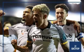 SBOTOP: Derby County Edge Portsmouth as Sam Szmodics Strike Revives Play-Off Push Under John Eustace