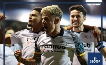 SBOTOP: Derby County Edge Portsmouth as Sam Szmodics Strike Revives Play-Off Push Under John Eustace