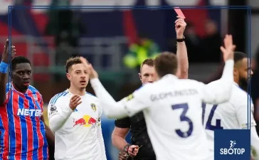 SBOTOP Penalty Drama and Red Card Chaos: Calvert-Lewin Misses as Palace and Leeds Share Tense Goalless Stalemate