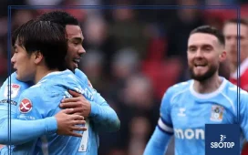 SBOTOP: Coventry City Secure 2-0 Away Victory Over Bristol City with Goals from Sakamoto and Wright