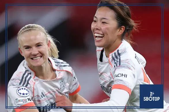 SBOTOP Man United 2-3 Bayern Munich: Pernille Harder’s Brace Seals First-Leg Edge for German Giants in Women’s Champions League Quarter-Final Clash