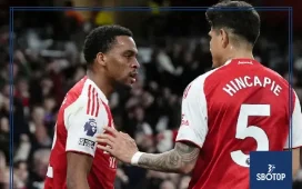 SBOTOP: Arsenal Defender Timber Urges Team to Confront Pressure in Closing Minutes