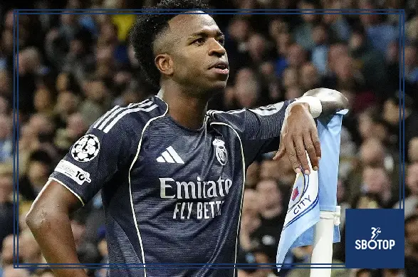 SBOTOP: Real Madrid Dump Ten-Man Manchester City Out of Champions League as Vinícius Jr Fires Brace in 2-1 Win
