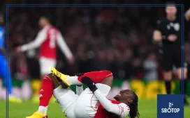 SBOTOP: Eberechi Eze Injury Blow as Arsenal F.C. Midfield Options Suffer Setback During Key Season Run-In with Calf Issue Concern