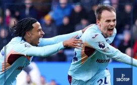 SBOTOP: Damsgaard’s 93rd-Minute Strike Secures Thrilling 4-3 Brentford Win Over Burnley in Premier League Drama