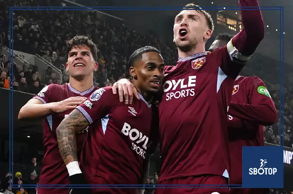 SBOTOP: Summerville’s Late Strike Secures West Ham Victory Over Fulham Matching Nottingham Forest on Points