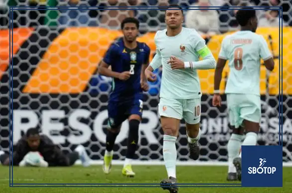 SBOTOP : Kylian Mbappé Nears Historic Milestone for France Following Goal vs Brazil