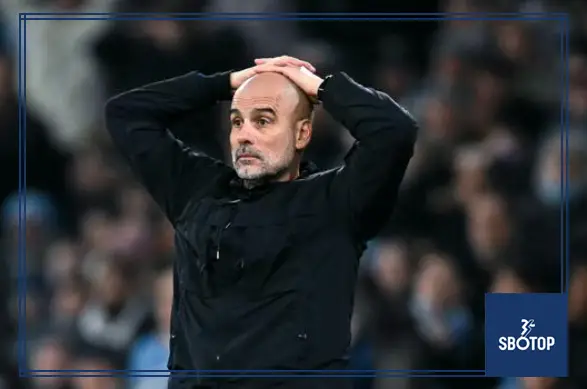 SBOTOP : Man City 7 Points Behind Arsenal, Guardiola Stays Calm in Title Race