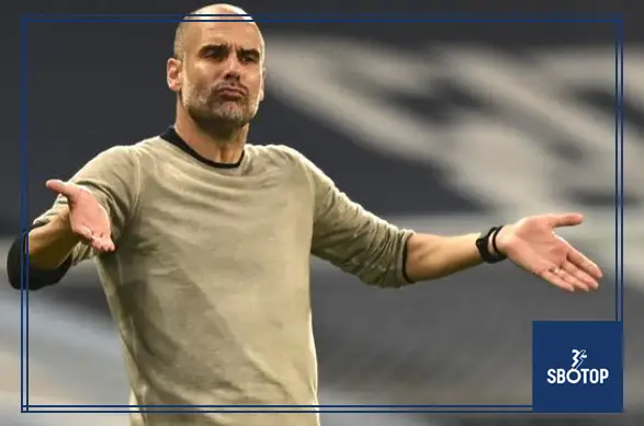 SBOTOP : Man City’s Pep Guardiola Reacts to Arsenal’s Quadruple Hopes with Frustration