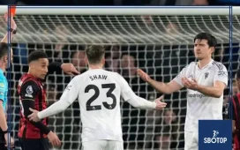 SBOTOP : Premier League Clarifies Controversial Harry Maguire Red Card Against Bournemouth