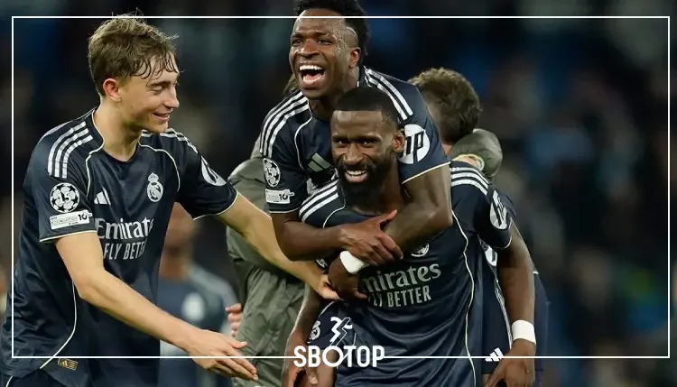 SBOTOP: Real Madrid Prove They’re Still Kings of the UCL with Victory at the Etihad