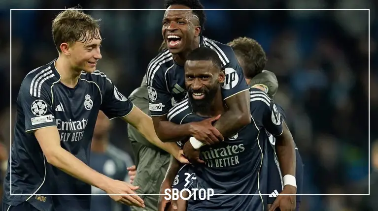 SBOTOP: Real Madrid Prove They’re Still Kings of the UCL with Victory at the Etihad