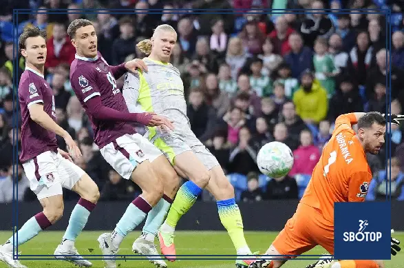 SBOTOP: Haaland’s Decisive Strike Lifts Manchester City to the Top as Burnley Suffer Relegation Blow