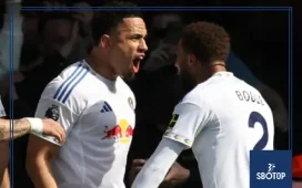 SBOTOP: Leeds Crush Wolves 3-0 to Move Closer to Safety as Daniel Farke’s Side Boost Survival Hopes and Wolves Near Relegation