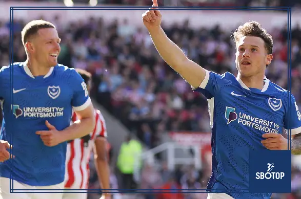 SBOTOP: Stoke City Beaten 1–3 by Portsmouth as Adrian Segecic’s Hat-Trick Powers Pompey to Impressive Victory