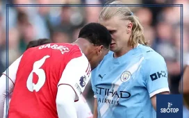 SBOTOP: Haaland Claims Gabriel Escaped Red Card for Alleged Headbutt Incident in Manchester City’s Win Over Arsenal