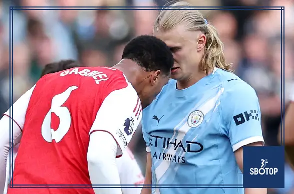 SBOTOP: Haaland Claims Gabriel Escaped Red Card for Alleged Headbutt Incident in Manchester City’s Win Over Arsenal