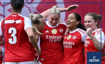 SBOTOP: Arsenal Rally Past Lyon 2-1 to Claim First-Leg Advantage Ahead of Crucial Women’s Champions League Clash in France
