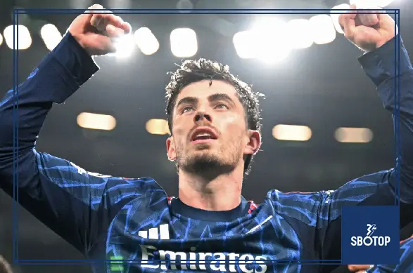 SBOTOP: Arsenal Edge Sporting 1-0 with Late Kai Havertz Strike to Seize First-Leg Advantage in Champions League Quarter-Final