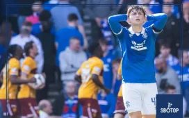 SBOTOP: Motherwell Shock Rangers 3-2 as Gers’ Scottish Premiership Title Push Takes Major Hit Slipping to Third Place