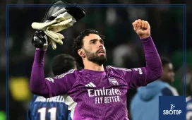 SBOTOP: Kai Havertz Hails David Raya as World’s Best Goalkeeper After Arsenal Star’s Heroic Display Against Sporting