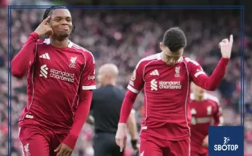 SBOTOP: Slot’s Liverpool See Off Fulham 2-0 as Ngumoha Opens Anfield Account and Salah Seals the Win