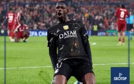 SBOTOP: Liverpool Crash Out as Ousmane Dembélé Double Sends PSG Through 4–0 on Aggregate in Champions League Clash