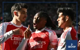 SBOTOP: Arsenal Edge Newcastle United 1–0 to Go Three Points Clear of Manchester City as Kai Havertz and Eberechi Eze Injury Scares Add Concern to Nervy Win