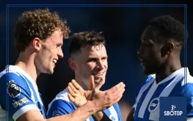 SBOTOP: Mats Wieffer’s Surprise Brace Fires Brighton Past Burnley as Seagulls Strengthen European Push at Turf Moor