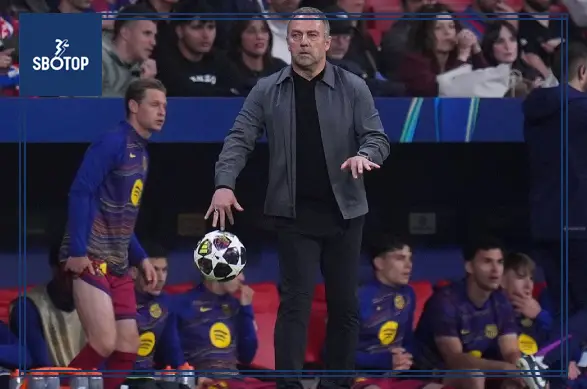 SBOTOP Hansi Flick Reacts as Barcelona Crash Out of UCL: “We Should Be in the Semifinals”