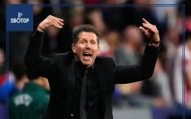 SBOTOP : Diego Simeone Sparks Debate After Heated Sideline Behavior in Atletico vs Arsenal Clash