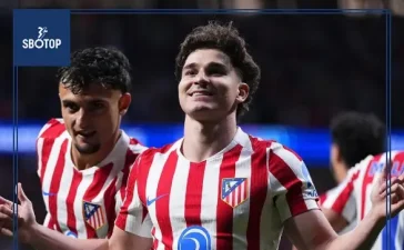 SBOTOP : Julian Alvarez Stuns Arsenal as Messi Champions League Record Falls in Dramatic Night