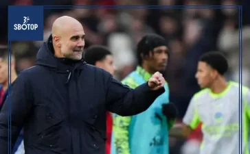 SBOTOP : Pep Guardiola Calm as Manchester City Go Top in Intense Premier League Title Race