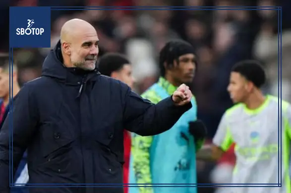 SBOTOP : Pep Guardiola Calm as Manchester City Go Top in Intense Premier League Title Race