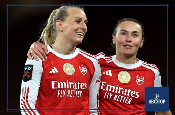 SBOTOP: Arsenal Women Edge Everton 1-0 with Late Stina Blackstenius Strike Amid Stoppage-Time Controversy