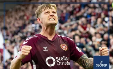 SBOTOP: Hearts Cruise Past Falkirk 3-0 but Derek McInnes’ Men Delay Scottish Premiership Title Celebrations