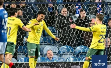 SBOTOP: Hibernian Stun Rangers 2-1 at Ibrox as James Tavernier’s Farewell Turns Sour in Fourth Consecutive Defeat