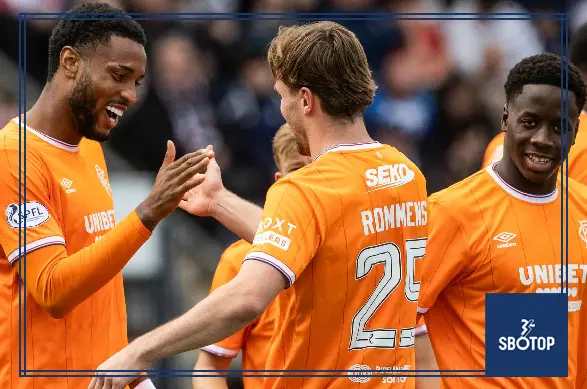 SBOTOP: Chermiti Hat-Trick Inspires Rangers Rout as Danny Röhl’s Side Cruise Past Falkirk 5-2 in Season Finale