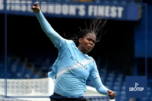 SBOTOP: Khadija Shaw Silences Transfer Talk as Manchester City Defeat Chelsea to Book Women’s FA Cup Final Clash with Brighton