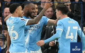 SBOTOP: Manchester City Cruise Past Crystal Palace 3-0 as Phil Foden Inspires Victory to Keep Premier League Title Race Alive