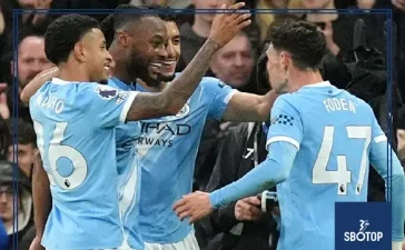SBOTOP: Manchester City Cruise Past Crystal Palace 3-0 as Phil Foden Inspires Victory to Keep Premier League Title Race Alive