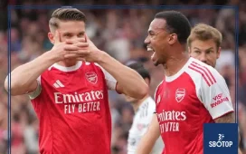 SBOTOP: Arsenal Dominate Fulham 3-0 as Gyökeres and Saka Shine to Extend Six-Point Lead Over Manchester City