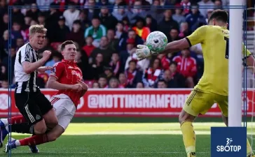 SBOTOP Nottingham Forest 1-1 Newcastle: Elliot Anderson Strikes Late Against Former Club to Seal Premier League Survival for Forest