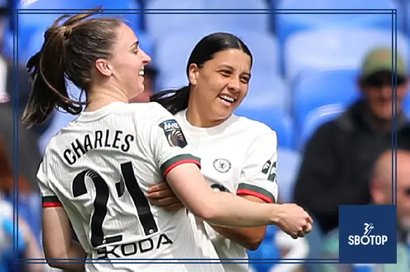 SBOTOP: Chelsea Triumph 3-1 Over Leicester as Sam Kerr Breaks WSL Scoring Record and Secures Champions League Qualification