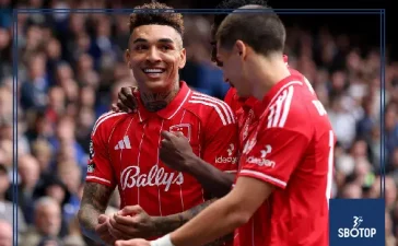 SBOTOP: Nottingham Forest Stun Chelsea 3-1 at Stamford Bridge as Taiwo Awoniyi and Igor Jesus Shine in Vitor Pereira’s Bold Rotation Gamble